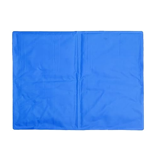 TAHUAON Kühlmatte für Hunde, druckaktiviert, Sommer-Kühlmatte, kein Wasser, festes, selbstkühlendes Gelmaterial, wiederverwendbar, mit Hundekühlspielzeug, 50 x 65 cm, Farbe 1 von TAHUAON