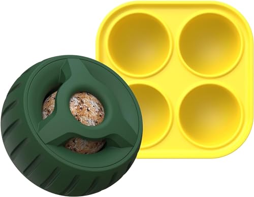 TAILGLEE Hundespielzeug, kompatibel mit Woof Pops, Hundespielzeug, um sie beschäftigt zu halten, nachfüllbares hausgemachtes gefrierbares Hundefutter, reduziert Angstzustände, mittelgroße große Hunde, von TAILGLEE