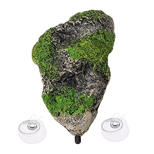 TAKOXIA Aquarium Decor Suspended Floating Moss Rock Resin Stone Fish for Decoration Hallelujah Garden Avatar Ro von TAKOXIA