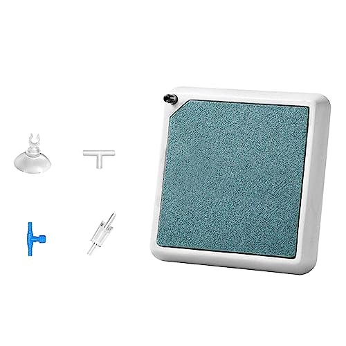 TAKOXIA Aquarium für Luftstein, 5,1 cm, quadratische Scheibe, Blasensauerstoffdiffusor für Fische für Hydrokulturpumpe, Herstellung winziger Blasen von TAKOXIA