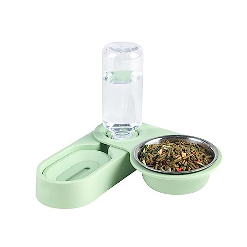TAKOXIA Automatische Futterspender für Käfig-Wasserspender, 530 ml, Wasserflasche, Futternapf für Kleintiere, Igel, Hamster von TAKOXIA