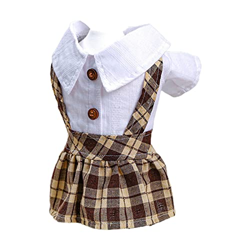 TAKOXIA Dünne Kleidung für kleine Haustiere, modisches Party-Kostüm für Bichon-Pullover, Straps-Kleid von TAKOXIA