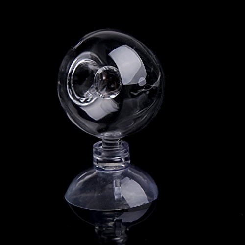 TAKOXIA Glas Drop Checker CO2 für bepflanzte Aquarien, einfach zu fixieren, Saugnapf, Verwendung mit Reagenzlösung, kompakte Größe von TAKOXIA