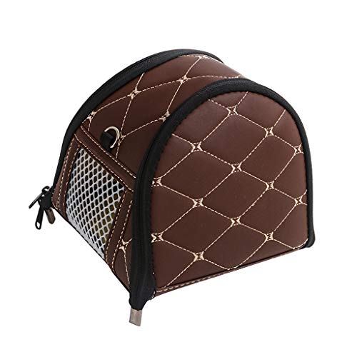 TAKOXIA Hamster-Reisetasche, Tragetasche, tragbar, für kleine Tiere, atmungsaktiver Käfig mit verstellbarem, abnehmbarem Schultergurt von TAKOXIA