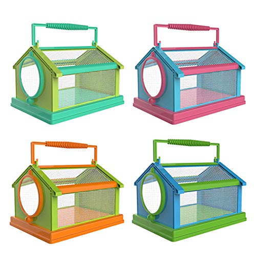 TAKOXIA Kunststoff-Terrarium, Insekten-Koffer, tragbar, Insektenabitat für Insekten, Schmetterlinge von TAKOXIA