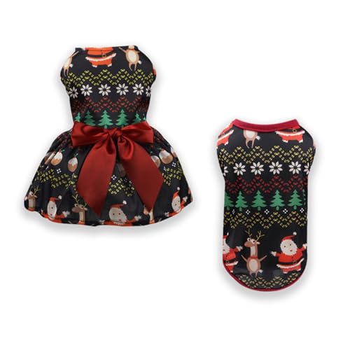 TAKOXIA Mädchen-Hundekostüm, Bekleidung, Weihnachtsweste, großer Rock, Frühling R für Welpen, Hunde und Partys von TAKOXIA