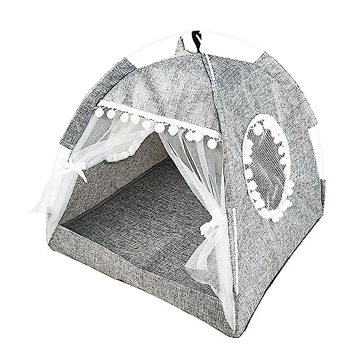 TAKOXIA Tragbares Haustier-Zelt, leichtes Tipi für Haustiere, Outdoor-Ruhebedarf, mehrere Farben, mückensicher von TAKOXIA