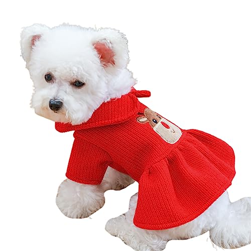 TAKOXIA Weihnachtspullover für kleine Hunde, Winterkleidung für Hunde, Haustiere, Welpen, Geschenk, bequem zu reinigen, niedlich und schön von TAKOXIA