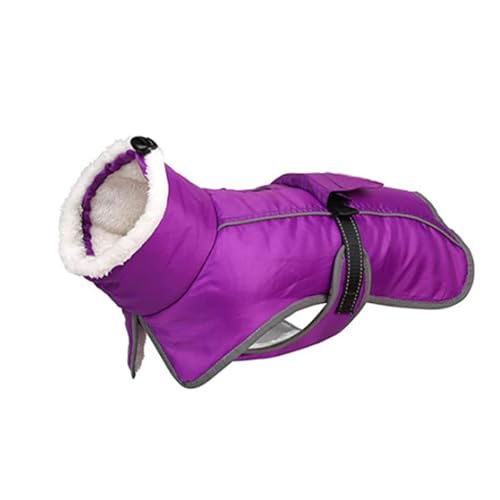 TAKOXIA Winter-Hundemantel, reflektierende Streifen, winddicht, Hundemantel, Welpenanzug, Welpenanzug, leicht zu tragen von TAKOXIA