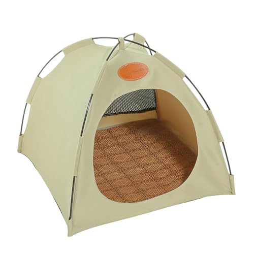 TAKOXIA Zeltbett für den Innenbereich, kleine Hunde, Kühlbett, Haus, Tipi, Zeltbett, Foto, Geschenk für Tipi von TAKOXIA