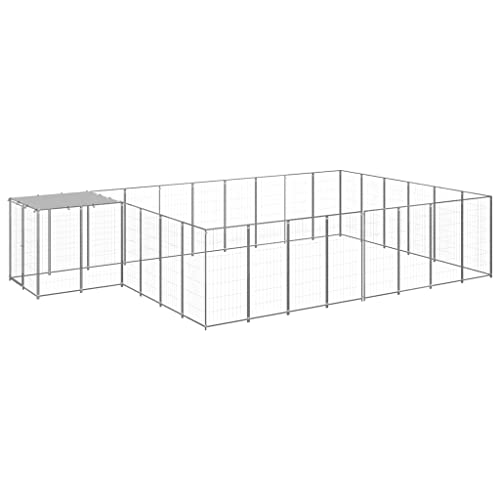 Startseite Möbel Hundehütte Silber 15,73 m² Stahl von TALCUS
