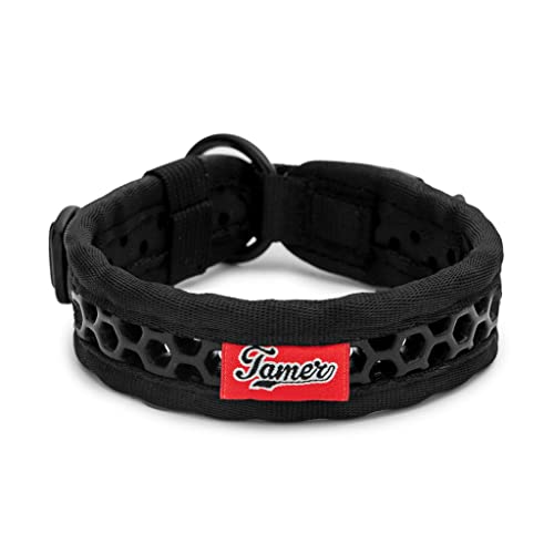 TAMER Softy Halsband | Breite 2,8cm | Umfang 25-31cm | schwarz von TAMER