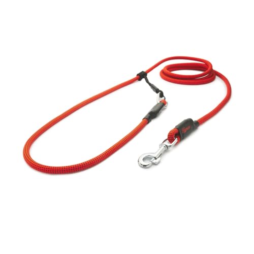 TAMER Hundeleine | EASY-LONG | Ø11mm - 3m - orange mit schwarzen Punkten von TAMER