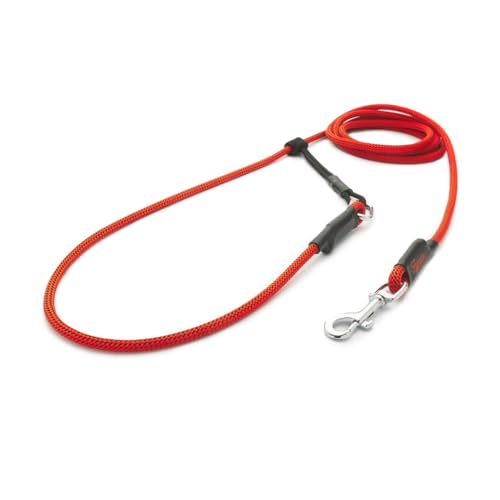 TAMER Hundeleine | EASY-LONG | Ø9mm - 2,5m - orange mit schwarzen Punkten von TAMER