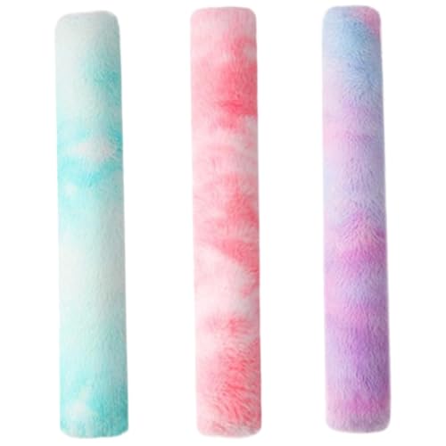 3pcs Catnip Toys 15 Bissfestes Katzenminister Spielzeug für Katzen Interactive Cat Kicker Spielzeugzahn-Reinigung Katze Spielzeug Tie-Dye-Katzenplüschspielzeug für Innenkatze Haustier Vorräte von TANGPINGMAO