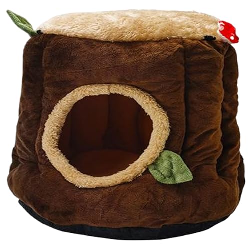 TANGPINGMAO Bird Nest House 6 x 6 x 7 warmes Wintervogelbett süße waschbare Vogelwärmer mit abnehmbarem Kissen und rutschfestem Boden, weiche Hängematte für Papageien, Haustierbedarf von TANGPINGMAO