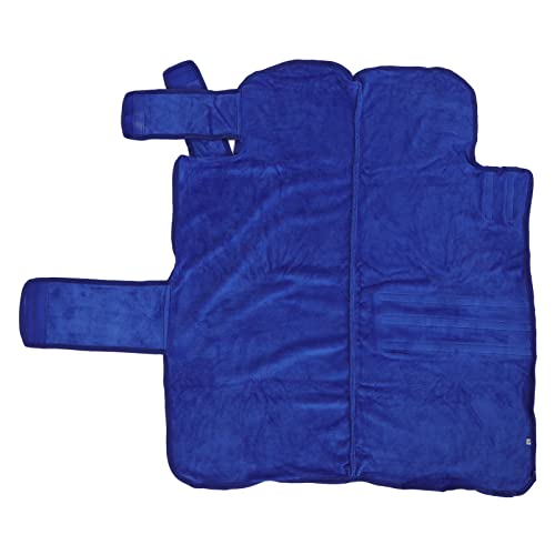 TANIQIACA Haustier-Trocknungsmantel, weicher, schnell saugfähiger, maschinenwaschbarer Hundehandtuch-Bademantel, für Welpen und Katzen, schnell trocknendes Mikrofasermaterial, (XL) von TANIQIACA