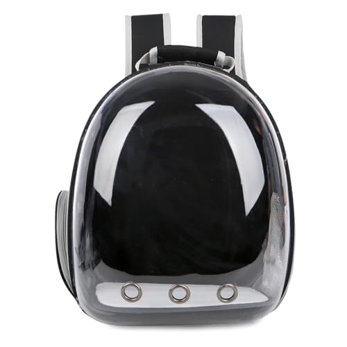 Raumkapsel Haustier Katze Tasche, Katze und Hund Rucksack, atmungsaktiv Kapsel, aus tragbaren Handtasche Black von TAOYNJ