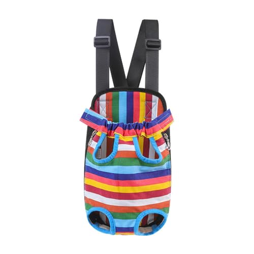 Tragbare Umhängetasche für Katzen, Pet Quadrangle Bag Colorful XL von TAOYNJ