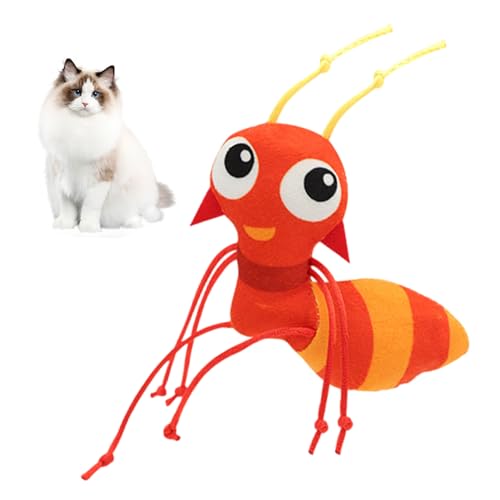 TARAKO Plüsch-Katzenspielzeug, Beißspielzeug, Anti-Bissspielzeug, robust, schöne Katzenminze, bequemes Plüsch-Katzenspielzeug für Haustiergeschenke von TARAKO