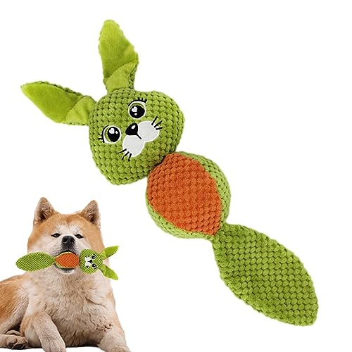 TARAKO Quietschspielzeug für Hunde, Interaktives, quietschendes Kauspielzeug für Hunde, Mit Plüsch gefülltes interaktives Puzzle für Aggressive Kauer, Hundespielzeug von TARAKO