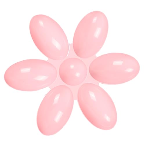 Multi Cat Feeder, Katzenschalen Haustierfuttermittel für Kleine Kätzchen Welpe Plastik 6 Blütenblätter Welpen Lebensmittel Feeder Cat Food Schüssel Haustier Fütterungsschale für Innenkatzen, (PINK) Multi Cat Feeder, Katzenschalen Haustierfuttermittel für Kleine Kätzchen Welpe Plastik 6 Blütenblätter Welpen Lebensmittel Feeder Cat Food Schüssel Haustier Fütterungsschale für Innenkatzen, (PINK) von TARSHYRY