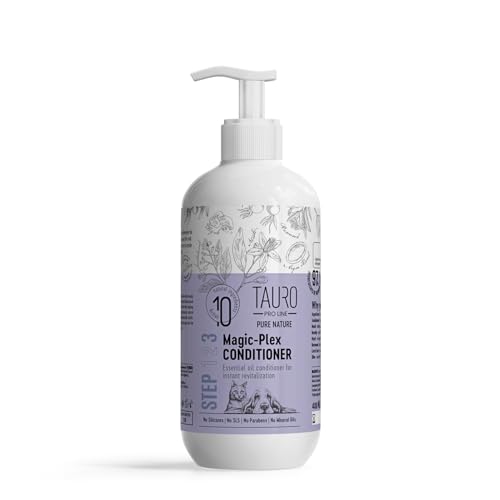 Tauro ProLine Pure Nature Magic Plex Conditioner Hunde und Katzen Sofortige Revitalisierung mit ätherischen Ölen für glänzende und gesunde Haut und Fell Ganz natürliches Pflegeprodukt von TAURO PROLINE