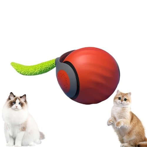 TBLMPNE Speedy Tail 2.0, Speedy Tail Katzenspielzeug, automatisch beweglicher Katzenspielzeugball mit Schwanz, intelligenter interaktiver Katzenspielzeugball, zwei Geschwindigkeitseinstellungen, von TBLMPNE