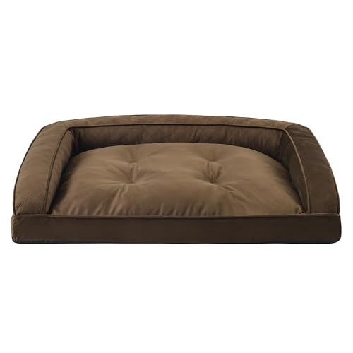 TCLEANOOL Hundebetten für große Hunde, waschbares Hundesofa mit wasserdichtem Futter, abnehmbarem Bezug, großes Hundebett, Sofa mit rutschfester Unterseite, großes Haustier-Couch-Bett (101,6 x 76,2 x von TCLEANOOL