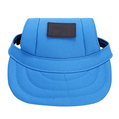 Hundemütze Baseballmütze Ohrlöchern Schirmmütze Sonnenschutzkappe Welpen Haustier Hundecap Welpenmütze Einstellbar Kinnriemen Hundekostüm Accessoire Outdoor Sport Haustierhut Unisex Hund von TCNGKIJIUK