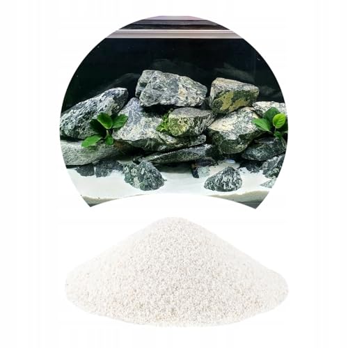 Schneeweißer Dolomitsand Für Aquarium Malawi Tanganika 0,5-1mm 24kg von TD STONES