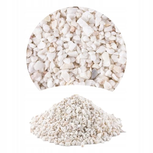 TD STONES Aquarium Deko Aquarium Aquarium Kiesel Aquarium Malawi 1-4mm Kalk Weiß Stabiert pH von TD STONES