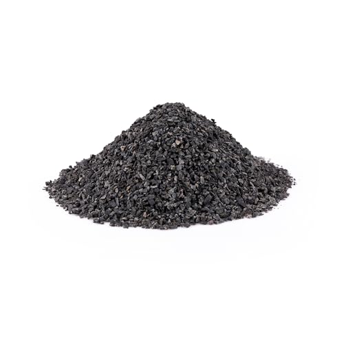 TD STONES Aquarium Kies Dekoration Aquarium Kiesel Aquarium 2-3mm 2kg Schwarz Sand für Aquarium von TD STONES