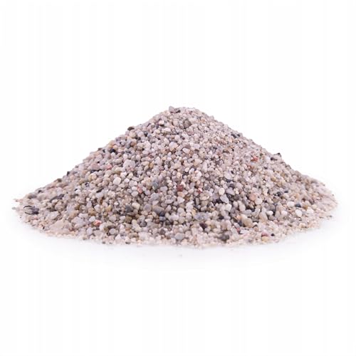 TD STONES Aquarium Sand Dekoration Aquarium Sand Aquarium Kiess Grau 1-3mm 24kg von TD STONES