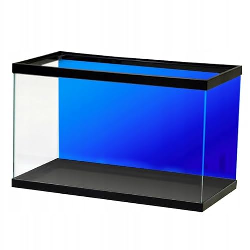 TD STONES Hintergrunddekor Aquarium Rückwand Blau 100x50 cm – Selbstklebende Folie, wasserfest und langlebig – hochwertige Aquarium Rückwand für Süßwasser- & Meerwasseraquarien von TD STONES