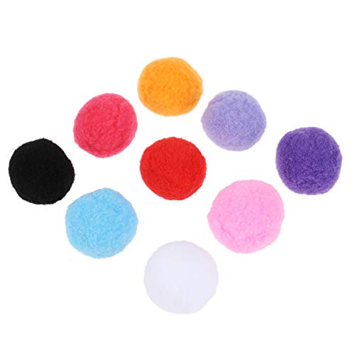 50 Stück Pompons Katzenspielzeug Flauschiges Katzenspielzeug Katze Fuzzy Bälle Pom Pom Katzenspielzeug Pom Pom Bälle Für Katzen Crinkle-bälle Für Katzen Kätzchen Spielzeugball von TEHAUX