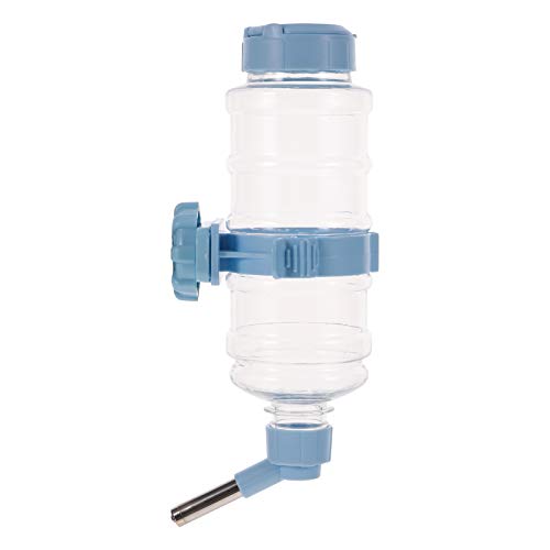 TEHAUX Haustier Wasserbrunnen Meerschweinchen Wasserflasche Kein Tropfen Zwinger Top Fill Feeder Kaninchen Wasserflasche Bunny Feeder Automatischer Wasserspender Haustier Wasserspender Kunststoff von TEHAUX