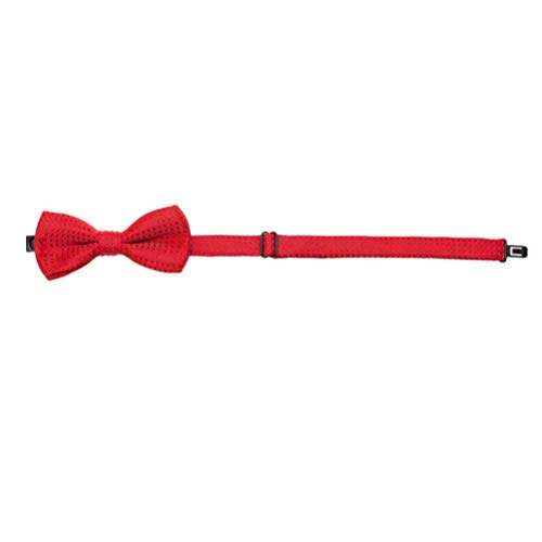 TEHAUX Pet Red Dot Bowknot Krawatte Hundehalsband Schleifen Krawatte Katze Performance Krawatte Schleifen Krawatte Zubehör für Haustier Hund Katze Halloween Und Andere Partys von TEHAUX