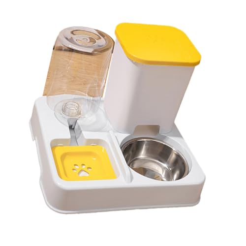 2-in-1-Futterspender für kleine Hunde und Katzen, Futterspender mit Doppelnapf und Wasserspender, Haustiergeschirr für Katzen 2-in-1-Futterspender für kleine Hunde und Katzen, Futterspender mit Doppelnapf und Wasserspender, Haustiergeschirr für Katzen von TEMOOUES