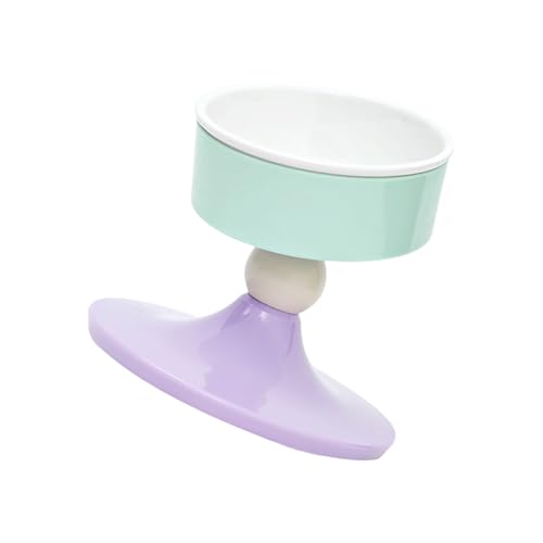 Erhöhter Futternapf für Haustiere, höhenverstellbar, Keramik, Futternapf, ergonomisches geneigtes Design für Katzen, kleine Hunde, Keramik, erhöhter Futternapf Erhöhter Futternapf für Haustiere, höhenverstellbar, Keramik, Futternapf, ergonomisches geneigtes Design für Katzen, kleine Hunde, Keramik, erhöhter Futternapf von TEMOOUES