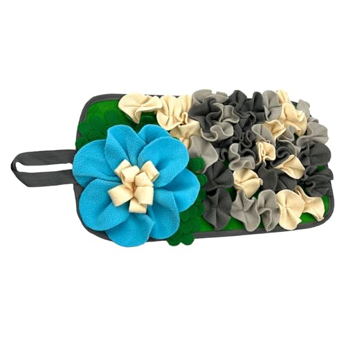 Futterunterlage mit Blumen-Design für kleine Tiere, ansprechendes Futterspielzeug, Polyesterstoff, sicher für Kaninchen, Igel, langsames Fressen, stimuliert natürliches Futterverhalten Futterunterlage mit Blumen-Design für kleine Tiere, ansprechendes Futterspielzeug, Polyesterstoff, sicher für Kaninchen, Igel, langsames Fressen, stimuliert natürliches Futterverhalten von TEMOOUES