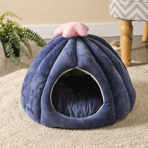 Haustier Hundebett Zwinger Welpenbett Hundehütte Haustier Warmes Bett Für Kleine Hündchen Matte Waschbares Hundebett Winter Warme Häuser Für Hündchen von TEPOK