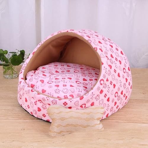 Winter Warm Puppy Dog Pet Bed House Abnehmbare Hunde-Katzen-Betten für kleine Hunde Katzen Katten Mat Pet Home von TEPOK