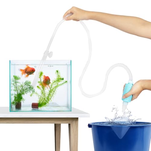 TERAPUMP TRFTCLN-S (BPA-frei) Nano-Aquarium-Reiniger, Kies & Sandreiniger für kleine Aquarien unter 10 Gallonen von TERA PUMP