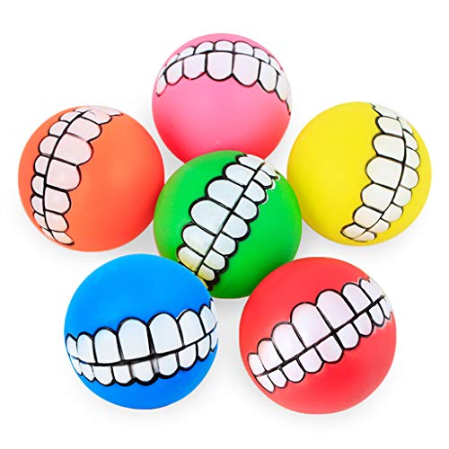 TERNCOEW Pet Dog Training Fun Chewing Ball With Teeth Dog Plush Toy von TERNCOEW