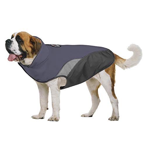 TFENG Hundejacke für Hunde, Wasserdicht Hundemantel Warm gepolstert Puffer Weste Welpen, Blau, Größe XL von TFENG