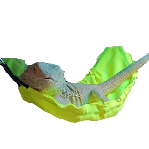 THBGTCNQ Bartagamen-Hängematte Eidechsenhängematte weiche Schaukel Hängematte Reptilien-Hängematte geeignet für Geckos Chamäleons Eidechsen (05) von THBGTCNQ