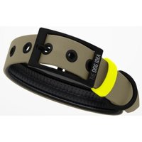 THE DOG IDEA Biothane Halsband Beige neon gelb S von THE DOG IDEA