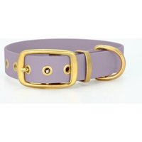 THE DOG IDEA Biothane Halsband Gold Lavendel S von THE DOG IDEA