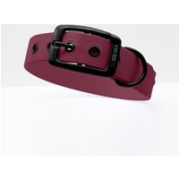 THE DOG IDEA Biothane Halsband Bordeaux Schwarz XS von THE DOG IDEA